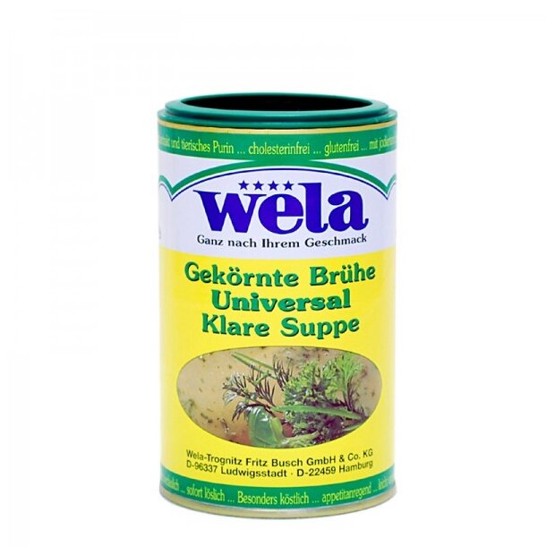 Gekörnte Brühe Universal Klare Suppe - wela