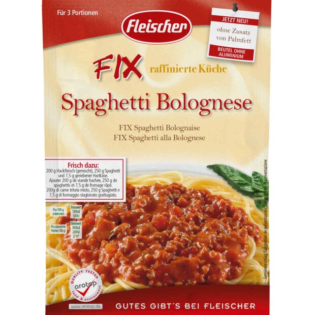 Spaghetti Bolognese - Fleischer