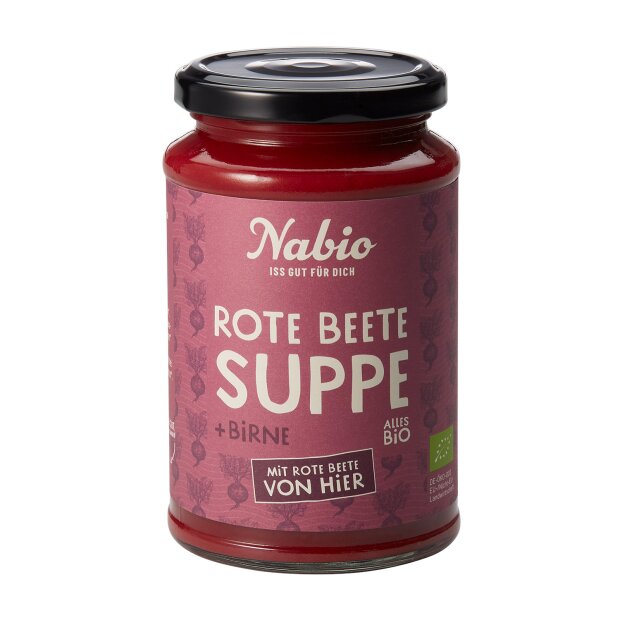 Rote Beete Suppe mit Birne BIO 375ml - Nabio