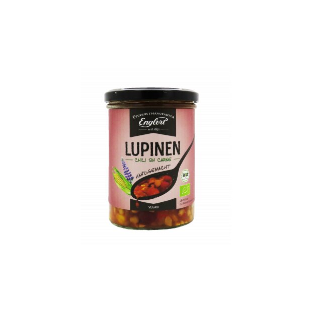 Bio Lupinen Chili sin Carne 390ml - Englert