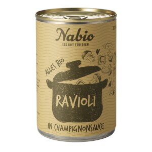 Ravioli in Champignonsauce BIO 400g - Nabio