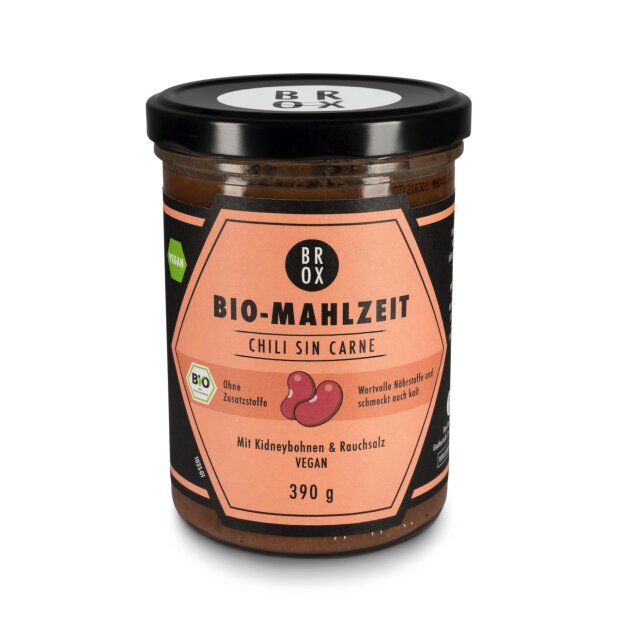 Bio-Mahlzeit Chili sin Carne 390g - Brox