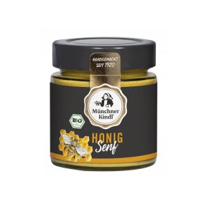 Honig Senf Bio 125ml - Münchner Kindl Senf