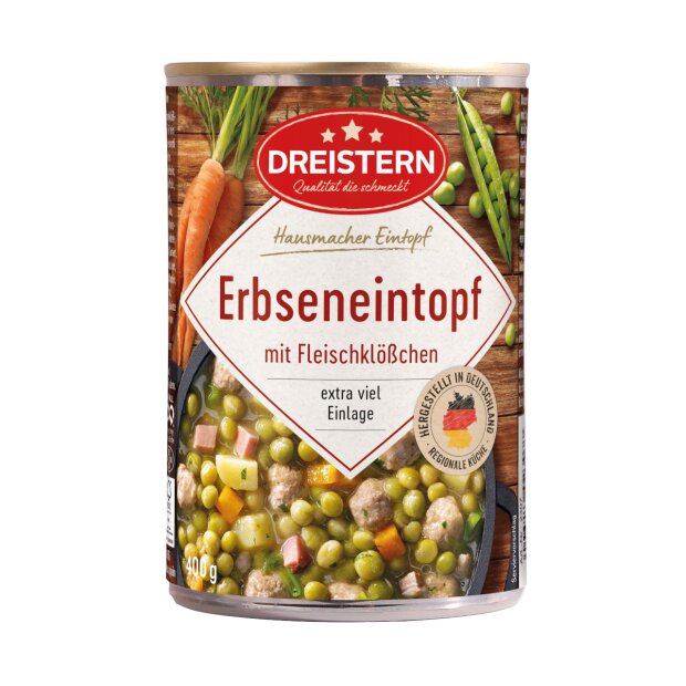 Erbsen-Eintopf mit Wiener 400g - DREISTERN