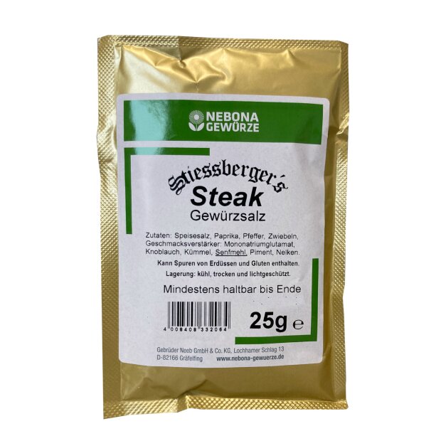 Stiessbergers Steak Gewürzsalz 25g