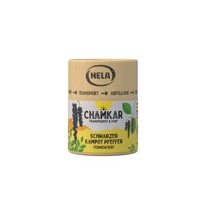 Chamkar Schwarzer Kampot Pfeffer fermentiert 100g - Hela