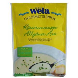 Käsecremesuppe Allgäuer Art 3 Teller - wela