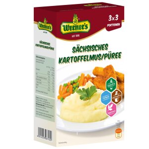 Sächsisches Kartoffelmus / Püree 3 x 3...